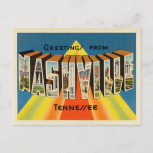 Cartão postal do Tennessee Nashville