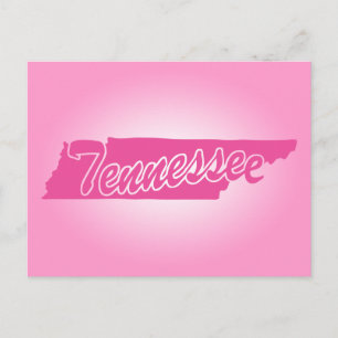 Cartão postal do Tennessee no estado rosa