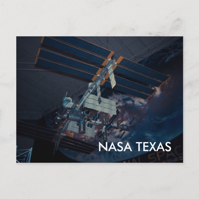 Cartão postal do Texas Centro Espacial da Nasa (Frente)