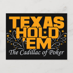Cartão postal do Texas hold 'Em
