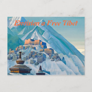 Cartão postal do Tibete Livre