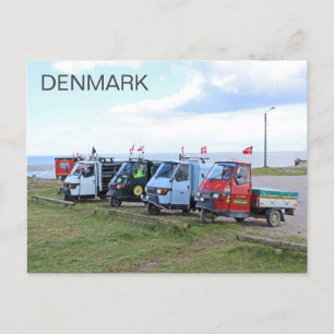 Cartão postal do Tuk-Tuk da Dinamarca!