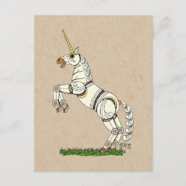 Cartão postal do Unicórnio Mecânico