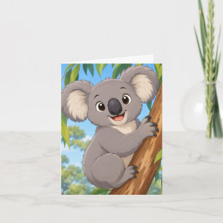 Cartão postal do urso koala