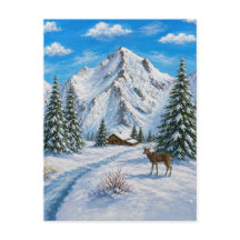 Cartão Postal do Vale da Montanha Nevada