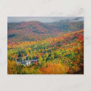 Cartão postal do vale de Mt. Washington no outono