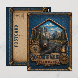 Cartão Postal do Vale de Yosemite Califórnia Viage