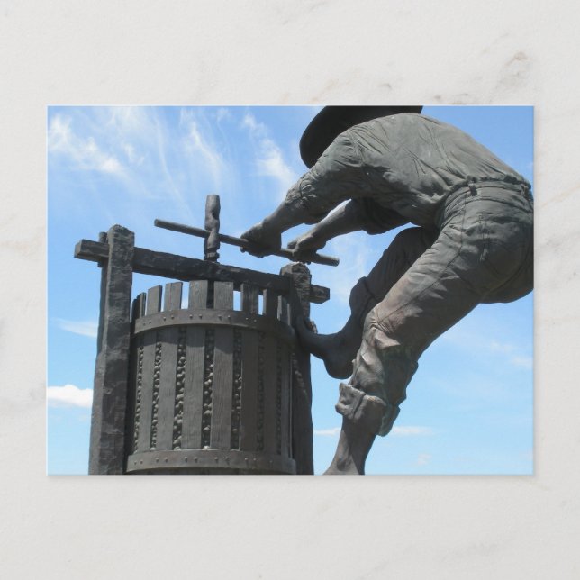 Cartão postal do Vale do Napa (Frente)