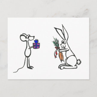 Cartão postal do Vazio de troca de presentes