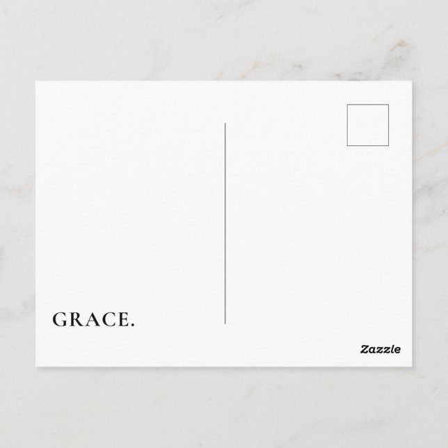 Cartão postal do versículo da Bíblia de Jesus cris (Verso)