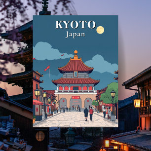 Cartão postal do Viagem do Templo Japonês de Quiot