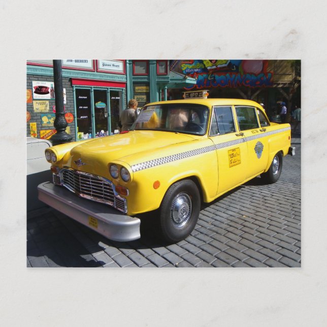 Cartão postal do Vintage Cab! (Frente)