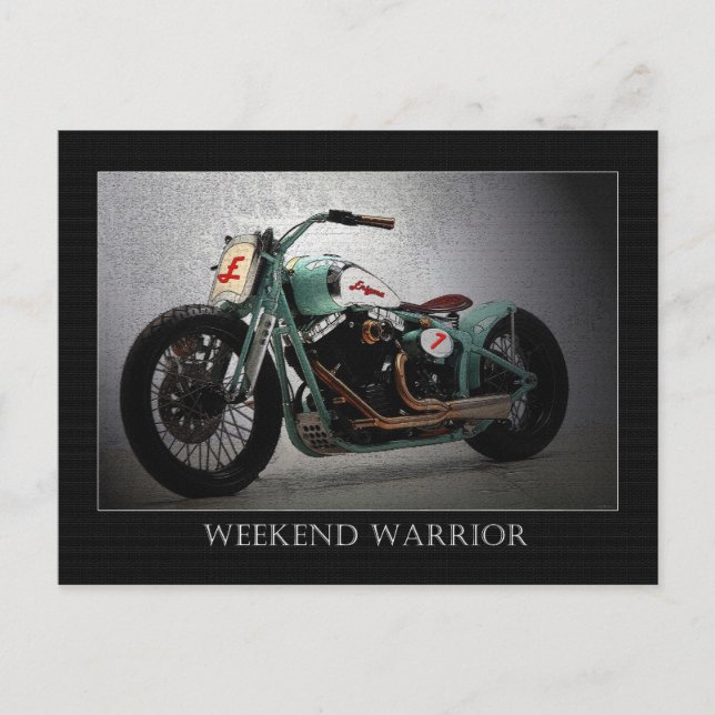 Cartão postal do Warrior no Fim de Semana (Frente)