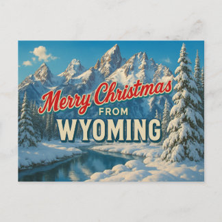 Cartão Postal do Wyoming