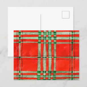 CARTÃO POSTAL DO XADREZ VERMELHO SCOTT
