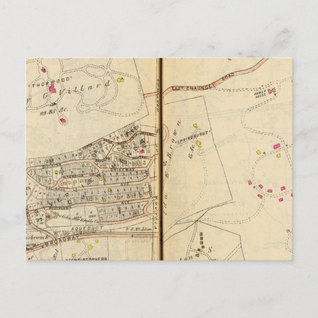 Cartão Postal Dobbs Ferry, Nova Iorque (Frente)