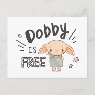 Cartão Postal Dobby É Livre