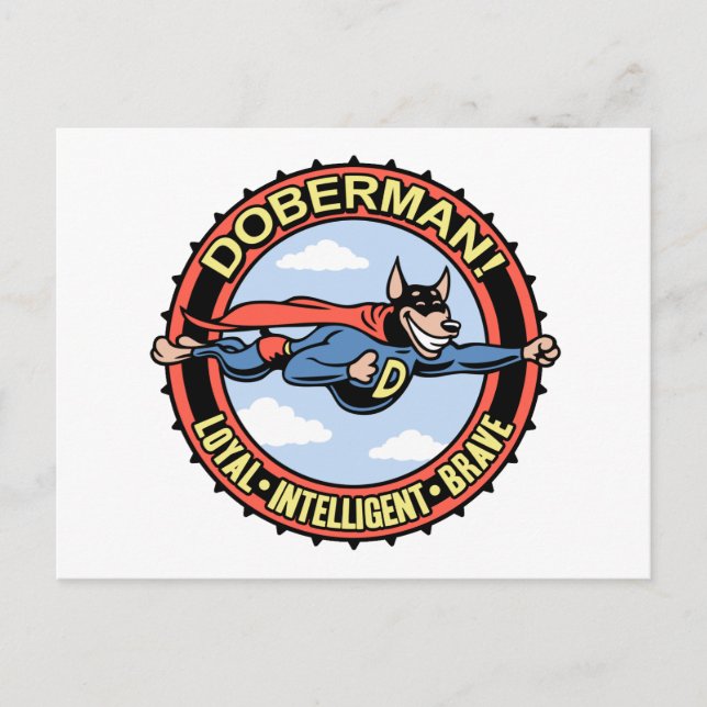 Cartão Postal Doberman! (Frente)