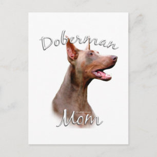 Cartão Postal Doberman Pinscher (Isabella) Mãe 2