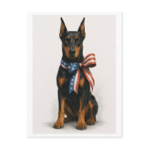Dobermann Patriótico