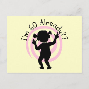 Cartão Postal Dobra de tempo 60 já Camisetas e presentes