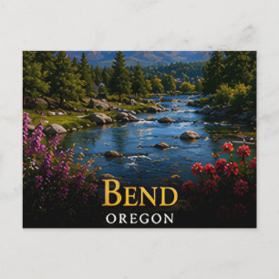 Cartão Postal Dobra Oregon Trilhas do Deserto Alto e da Cascata