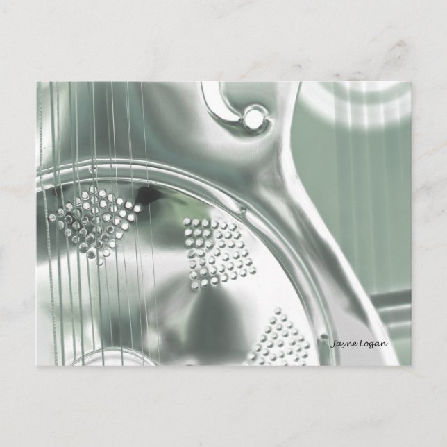 Cartão Postal DOBRO, guitarra ArT, Cartão-postal Legal (Frente)