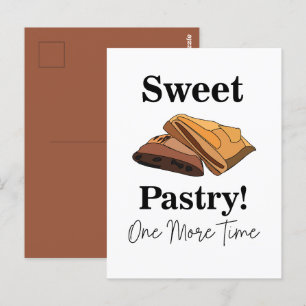 Cartão Postal Doce Massa Folhada Baklava Amante da Culinária