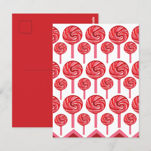 Cartão Postal Doce Pirulito Doce Doce Pirulito Festa