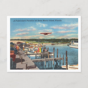 Cartão Postal Doces de colheita da Flórida Anna Maria Island