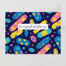 Cartão Postal Doces guloseimas.