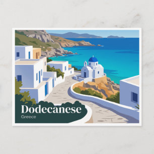 Cartão Postal Dodecaneso Rodes Grécia