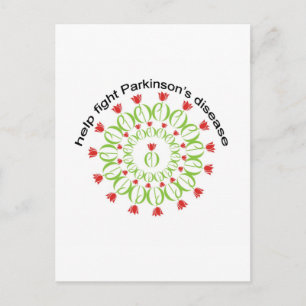 Cartão Postal doença de parkinson, doença de parkinsons, tulip