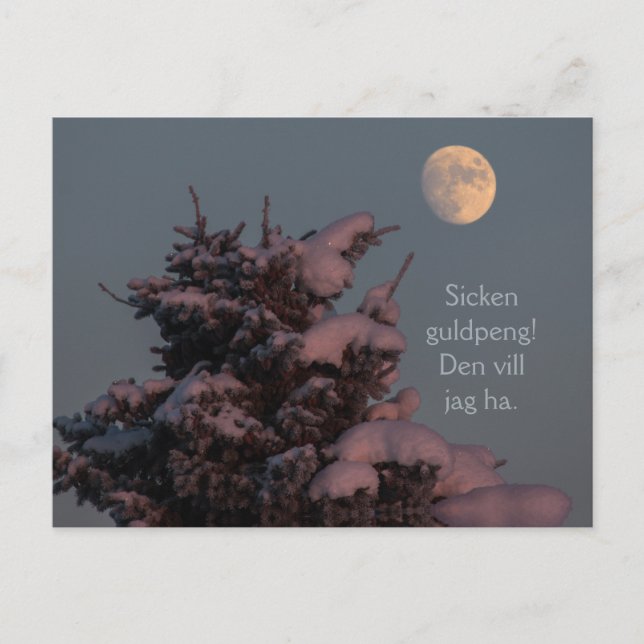 Cartão Postal Doença! Grantrollet och månen CC0831 (Frente)