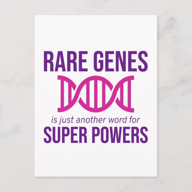 Cartão Postal Doença Raras Sensibilização Dia da Zebra Fighbon (Frente)