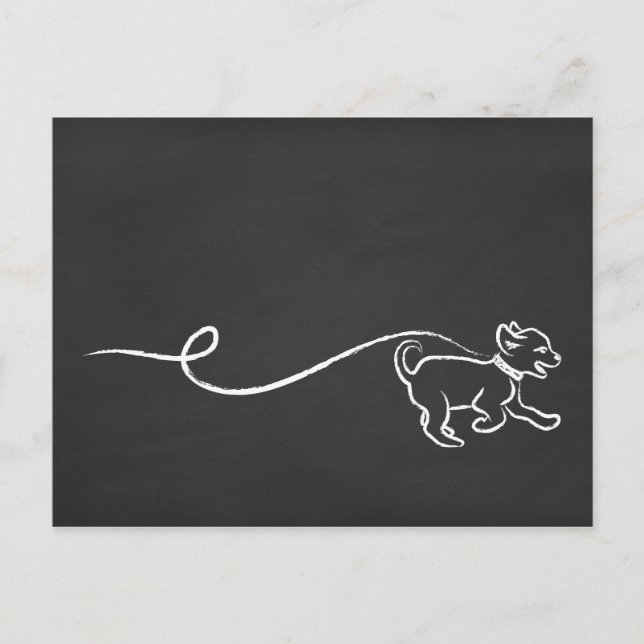 CARTÃO POSTAL DOG WALK CHALK (Frente)
