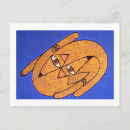 Cartão postal DogEatDog de Denis Gaston Art