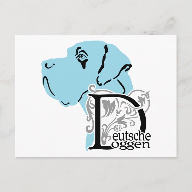 Cartão Postal Doggen Bürobedarf (Frente)