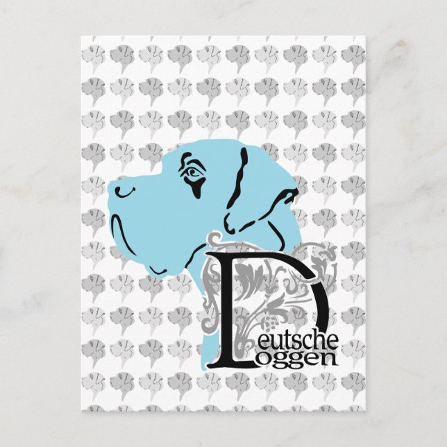 Cartão Postal Doggen Bürobedarf (Frente)