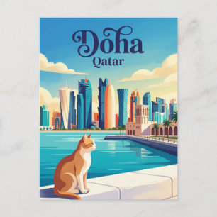 Cartão Postal Doha Qatar