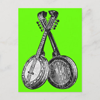 Cartão Postal Dois Banjos