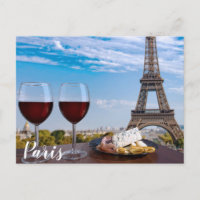 Dois copos de vinho no café em Paris