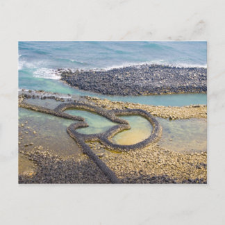 Cartão Postal Dois Corações