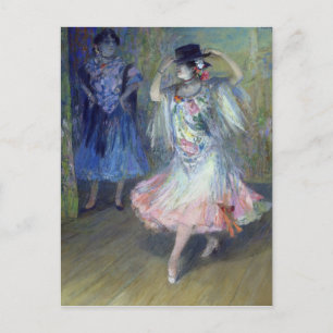 Cartão Postal Dois Dançarinos Espanhóis, 1852