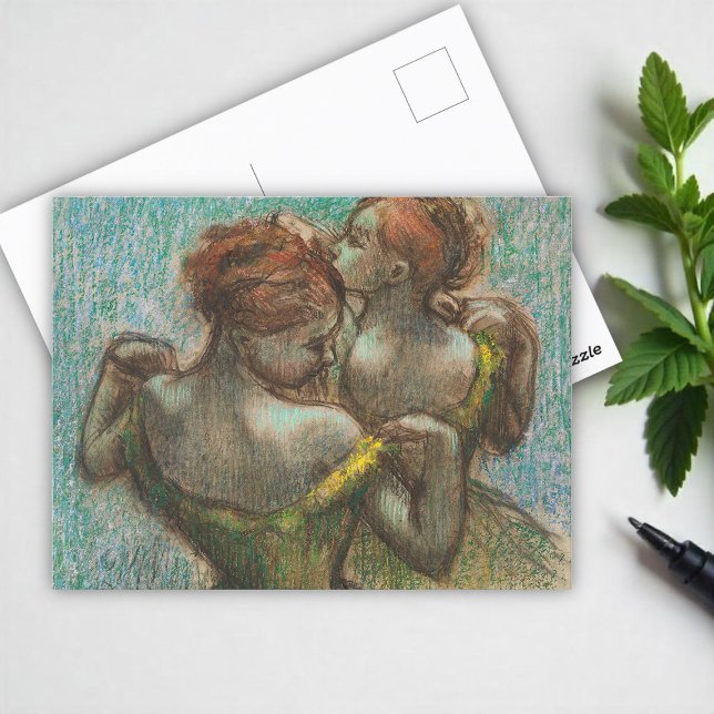 Cartão Postal Dois Dançarinos, Meio-Comprimento, Degas Art (Criador carregado)
