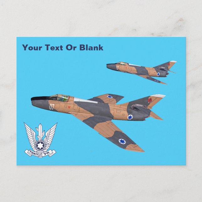 Cartão Postal Dois Israel Super Mystères (Frente)