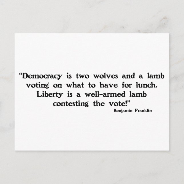 Cartão Postal Dois Lobos e uma Lambe (Frente)