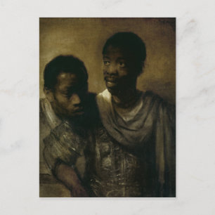 Cartão Postal Dois Negros, 1661