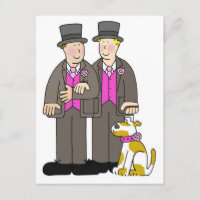 Dois noivos e sua Caricatura de Casamento de Cacho