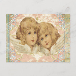 Cartão Postal Dois Pequenos Ângulos De Vintage